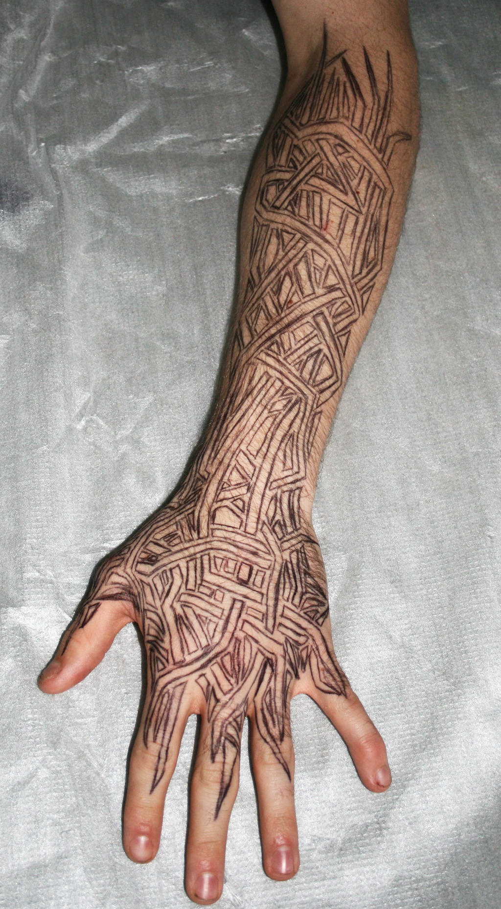 lower arm tribal by