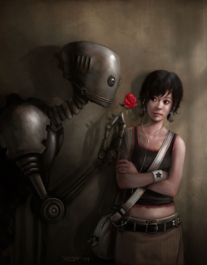 Robot In Love, by Rudeone