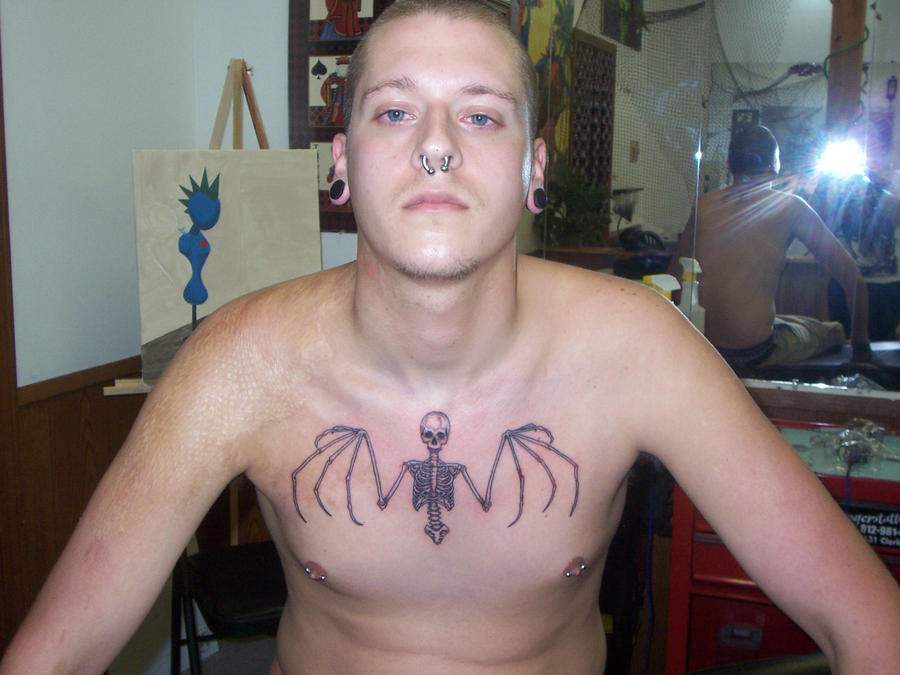 Custom - chest tattoo