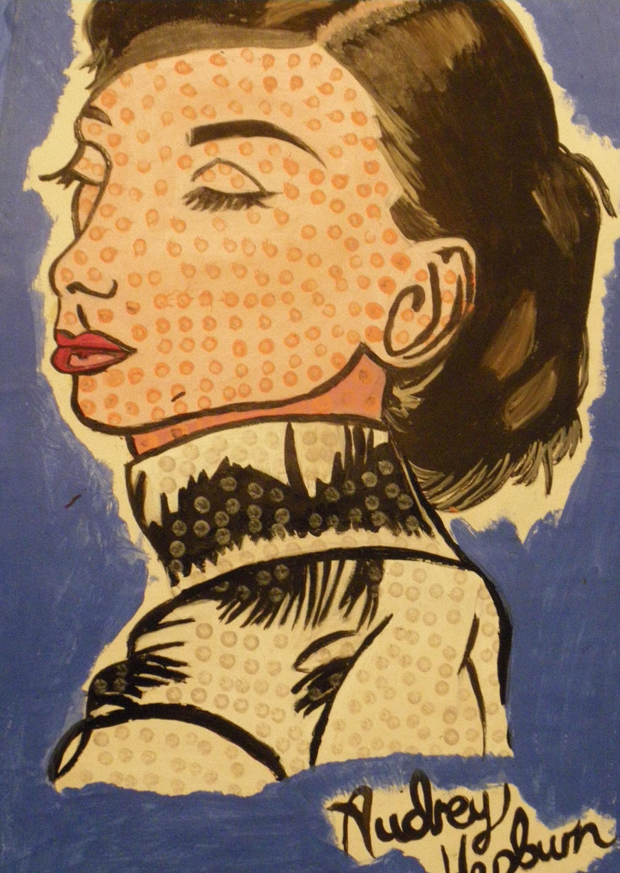 Audrey Hepburn Pop Art by
