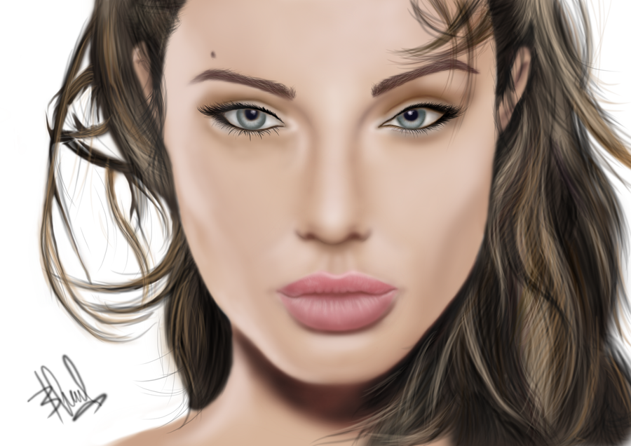 Angelina Jolie drawing by morkovka55 on deviantART