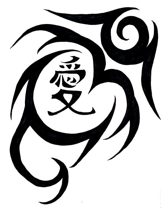 kanji tattoos Love Tribal