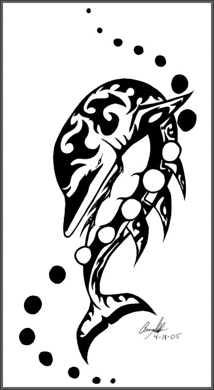 Best Tribal Dolphin Tattoo Designs Picture 8