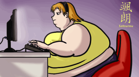 QUICK_PIC_of_a_fat_girl_typing_by_Satsurou.gif