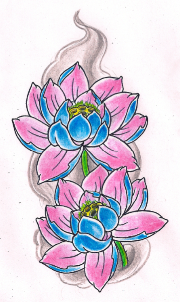 Lotus flowers | Flower Tattoo