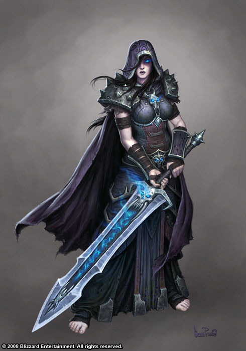 world of warcraft blood elf death knight. Female Death Knight by