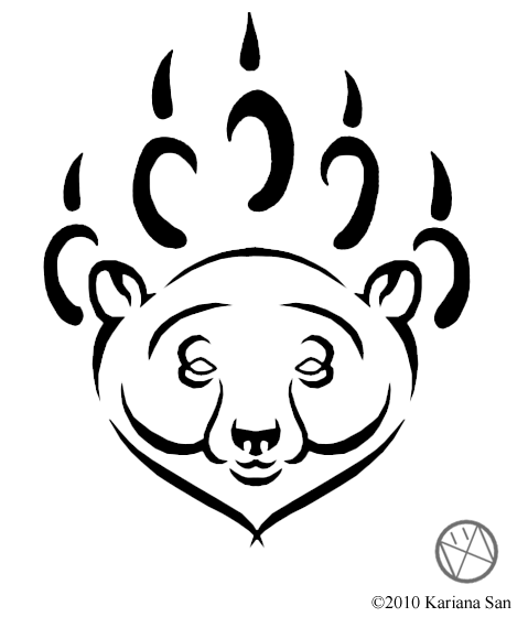 Tribal Polar bear Tattoo by *KarianaSan on deviantART