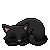 sleeping_black_cat_avatar_by_hidesbehind