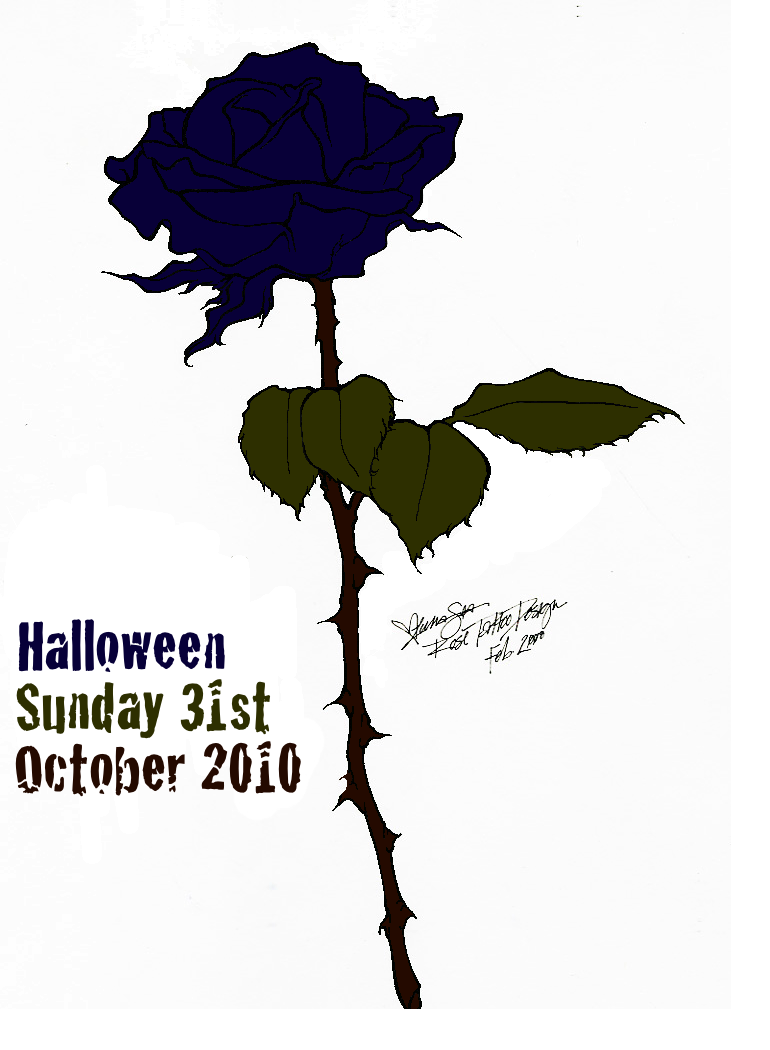 Halloween Rose by