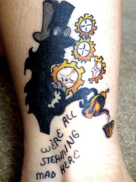 Steampunk Alice Tattoo by