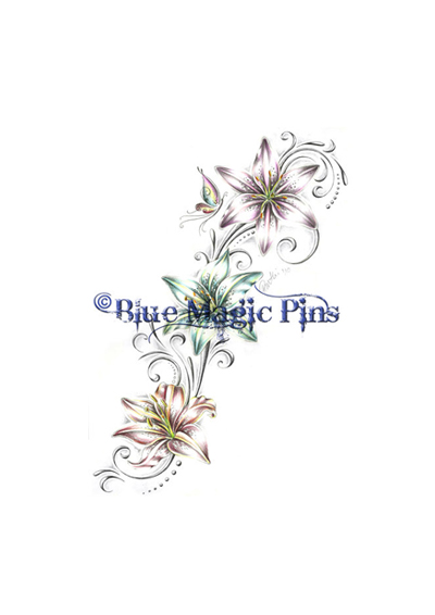 Beautiful Lilies | Flower Tattoo