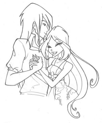 Winx Club Coloring Pages on Flora And Helia Coloring By  Lorelai19 On Deviantart