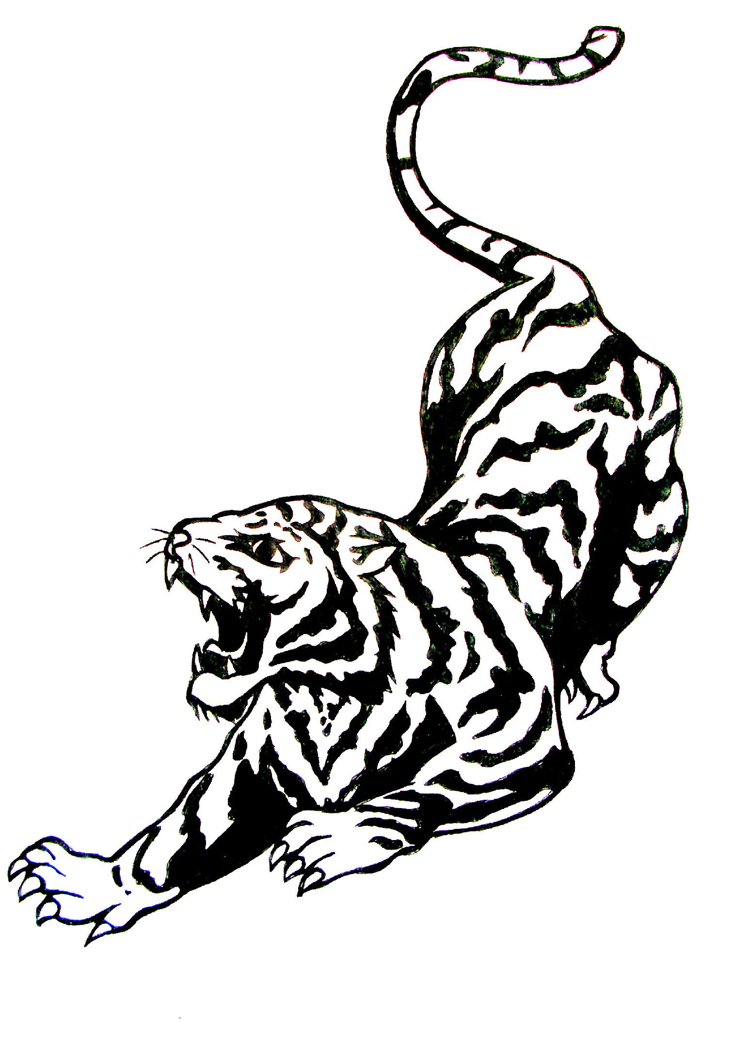 tiger tattoo clip art - photo #33