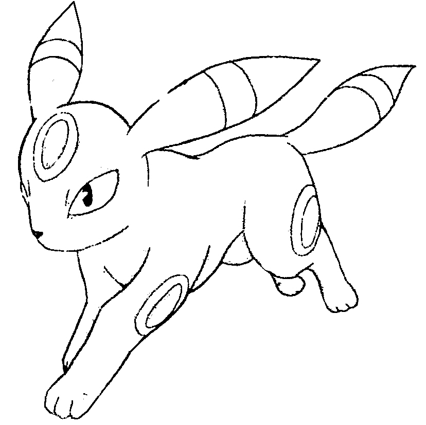umbreon coloring pages - photo #18