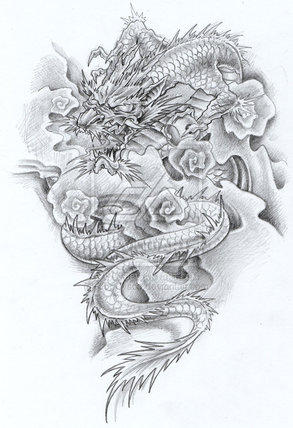 medieval dragon tattoos designs. tattoo-Dragon by ~CopulationContro1987 on deviantART