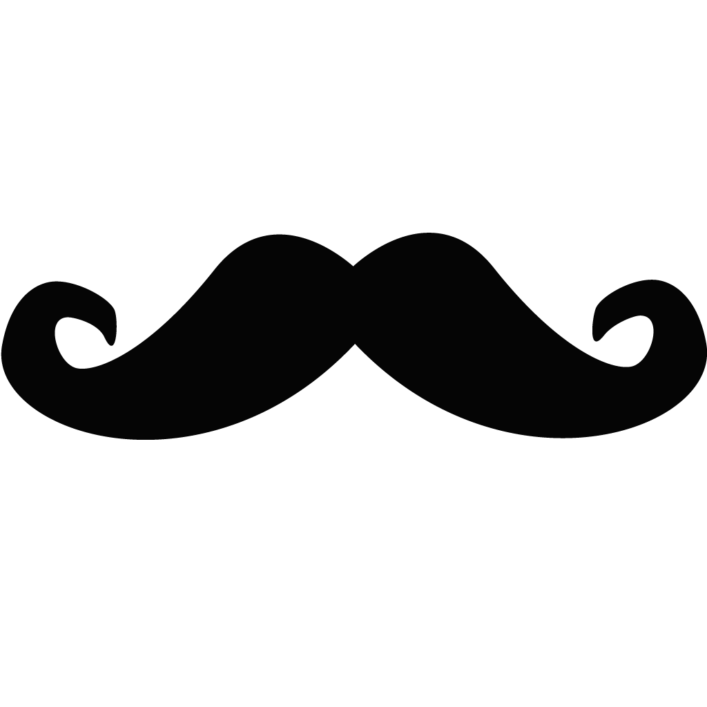 mustache clip art png - photo #3