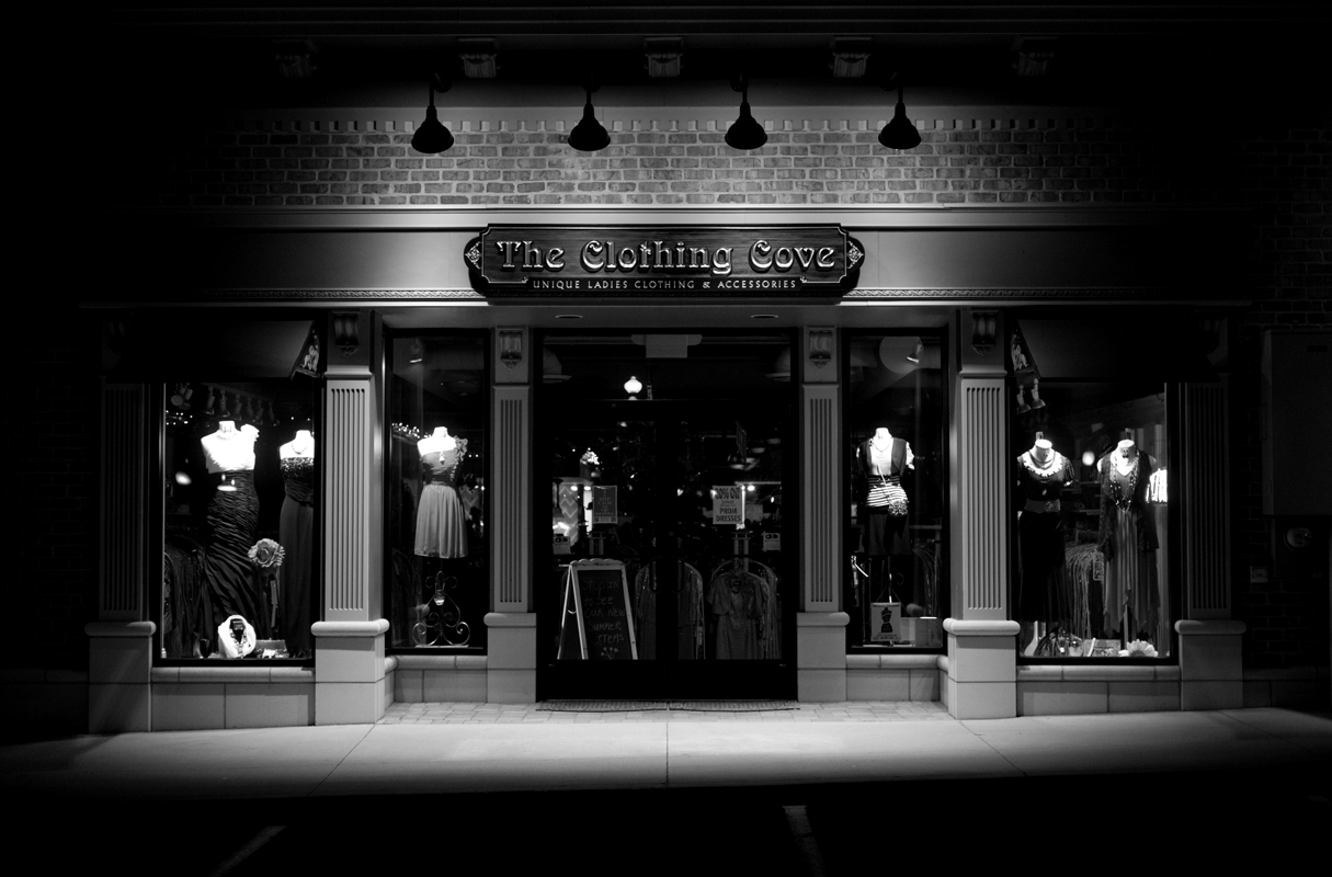Store Front in Black and White by ChristopherSacry