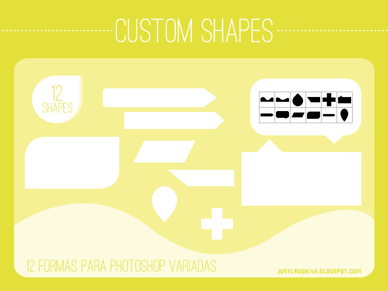 12 Custom Shapes by JustLaugh143