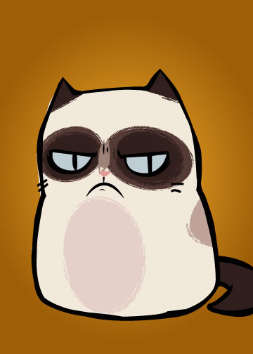 free grumpy cat clip art - photo #26