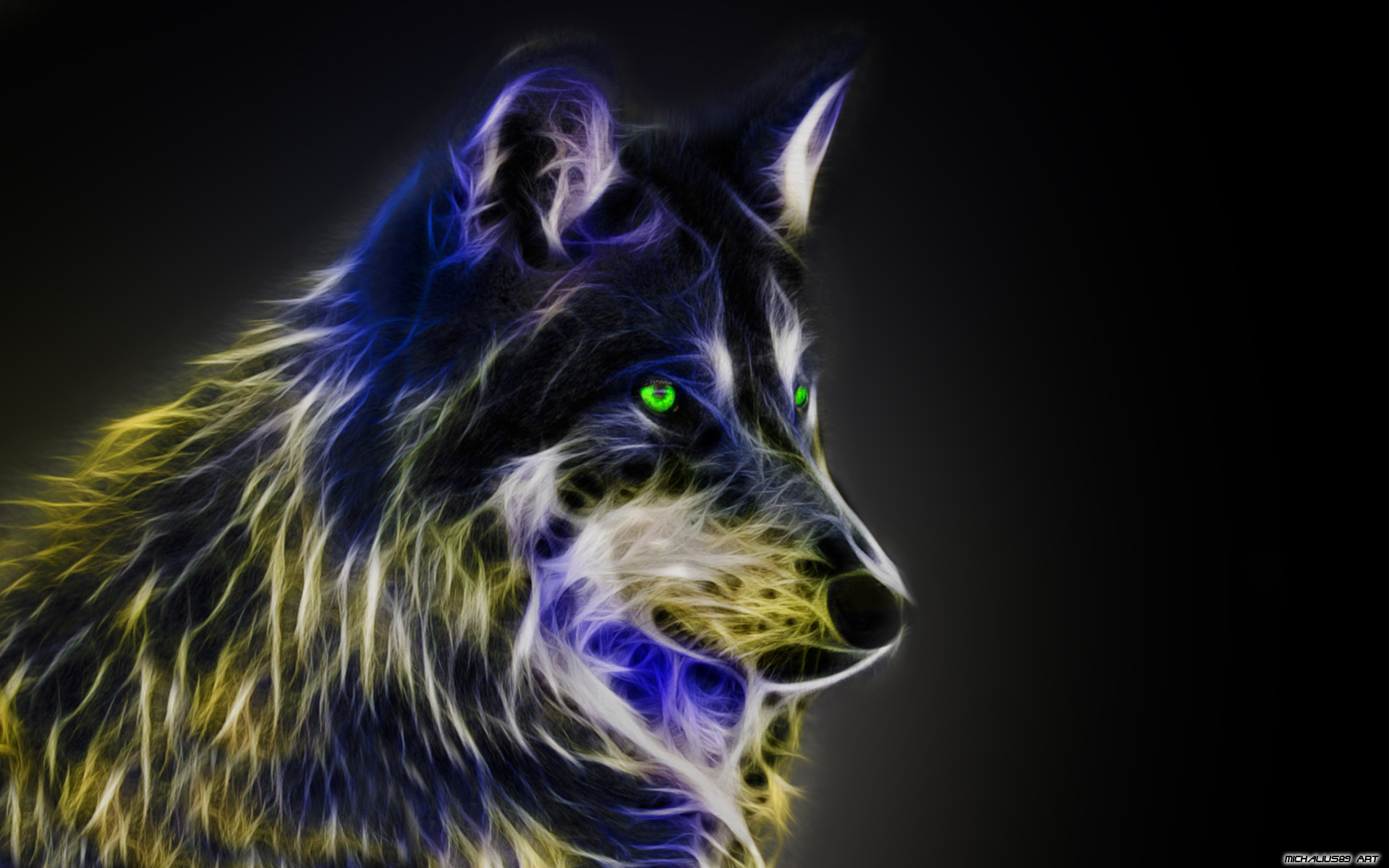 IMAGE | cool wolf backgrounds light