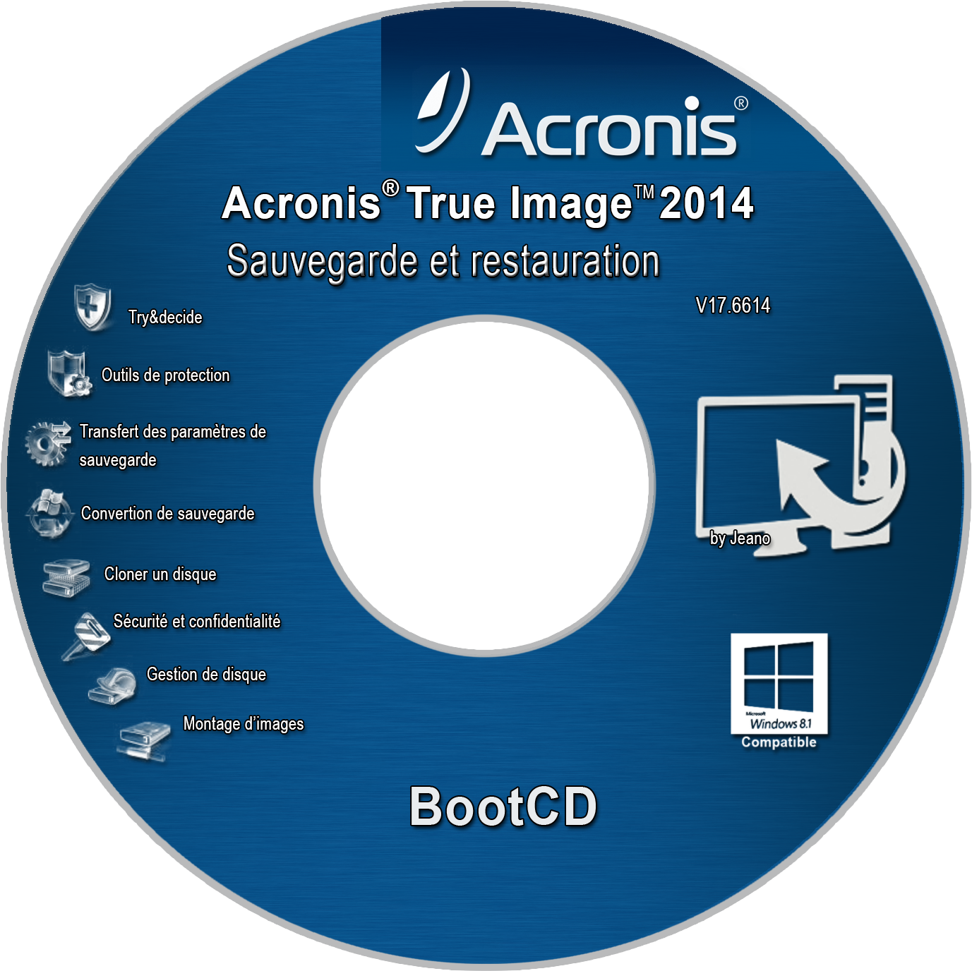 acronis true image boot cd 2015