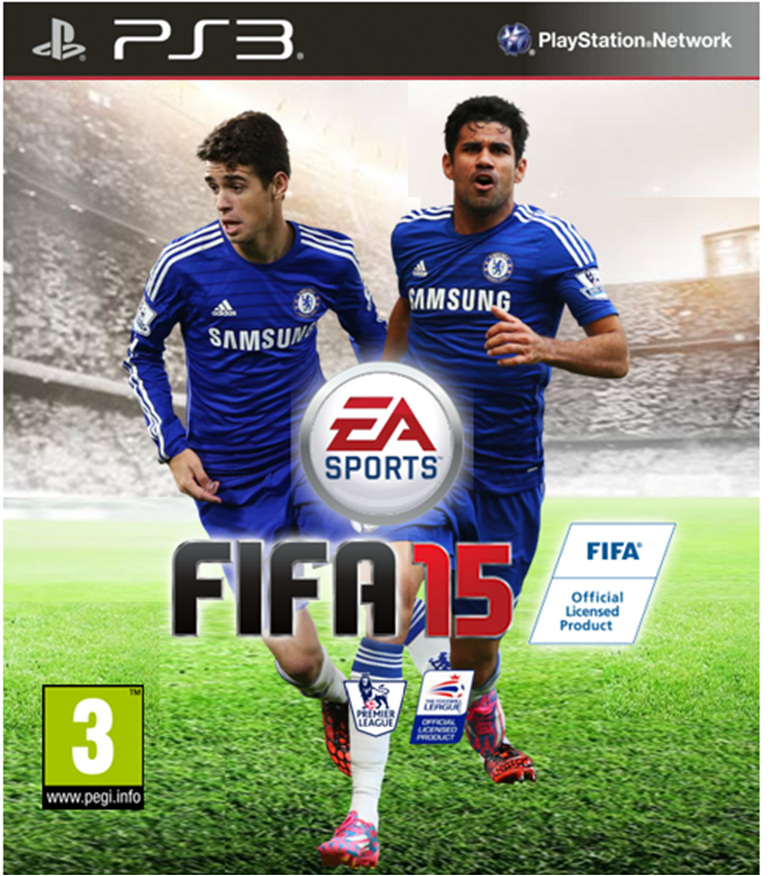 Fifa 15 Oscar and Diego Costa Chelsea Cover by TheCoverUploader on 
