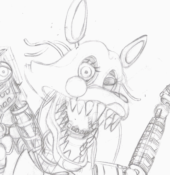 fnaf cute animatronics coloring pages - photo #10