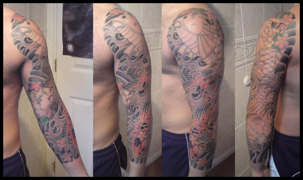 Koi Sleeve 3rd Session by mrConceptual on deviantART