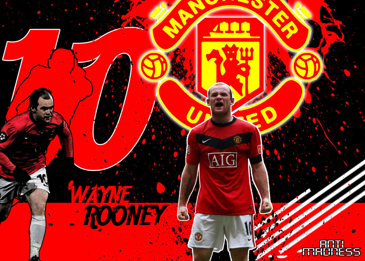 Wayne Rooney - Wallpaper - AM by ~Anti-Madness on deviantART