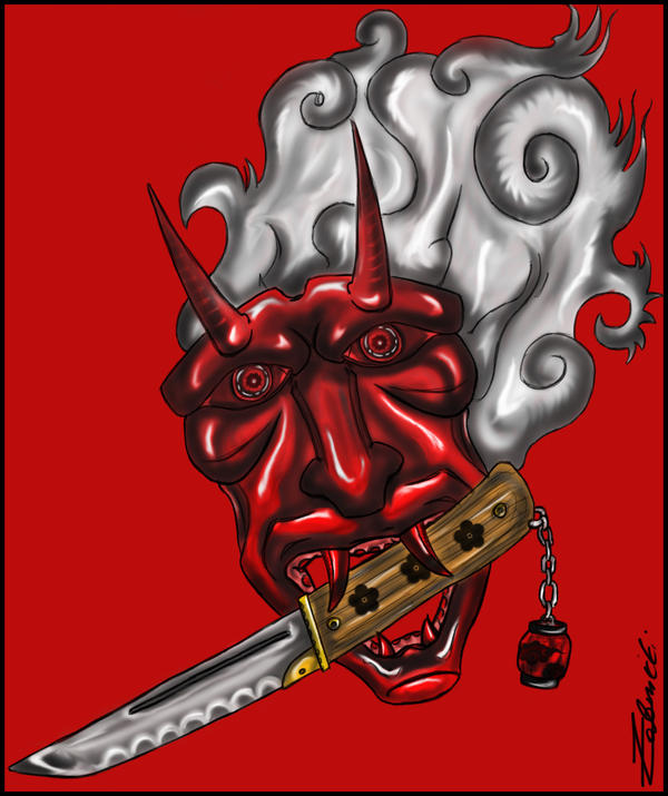 Oni Mask Japanese Demon by Papillon89 on deviantART