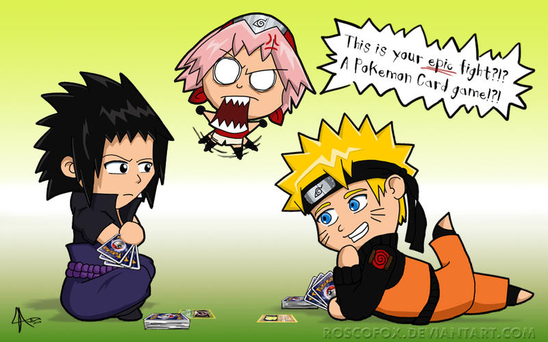 Naruto and Sasuke Epic Fight