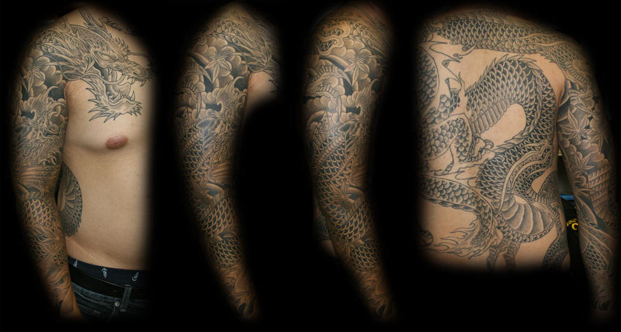 Dragon arm and back sleeve by ktdragon740 on deviantART