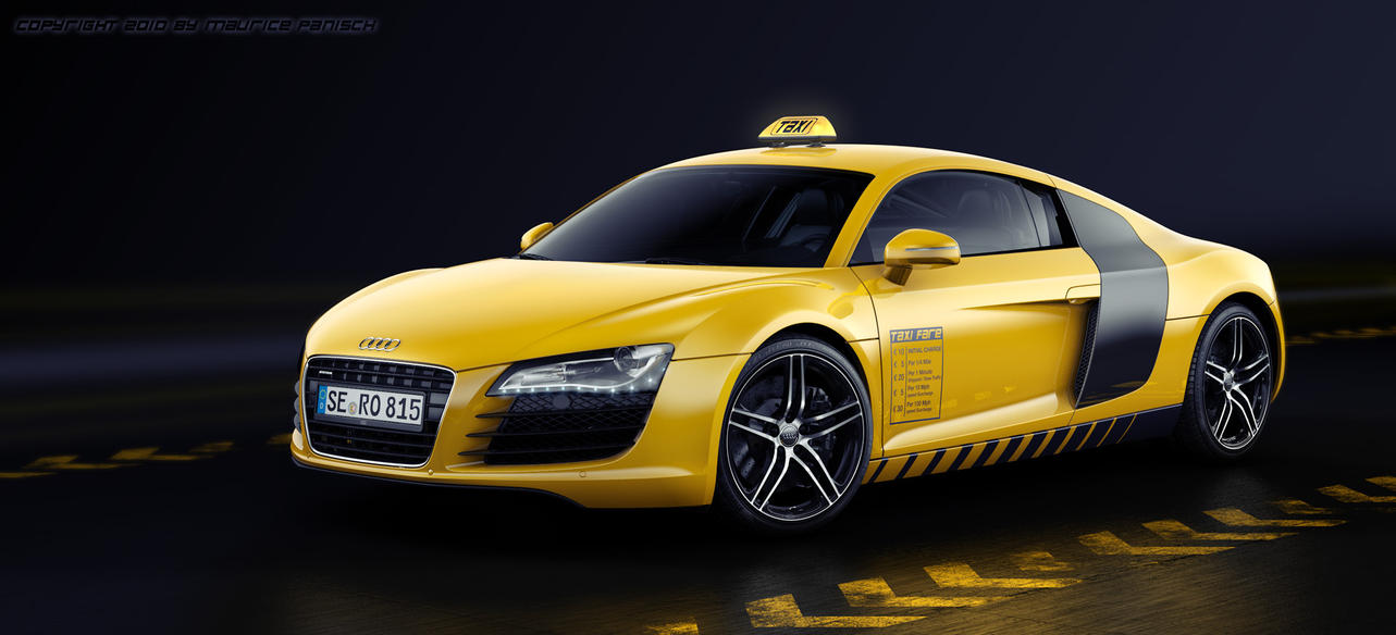 Audi R8 Race Taxi by MUCKONE on deviantART