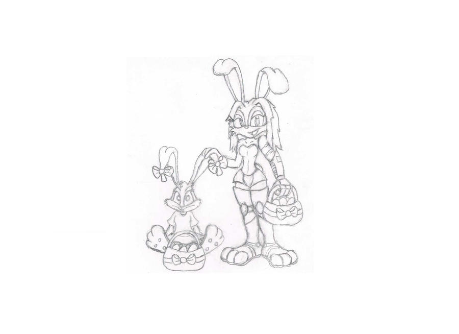 happy easter bunnies. Happy Easter bunnies :3 by