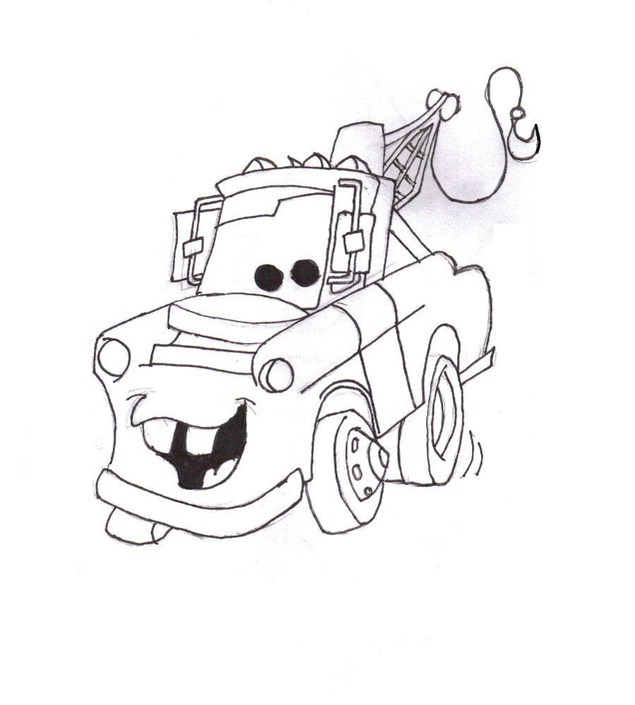 Mater From Cars Coloring Pages Coloring Pages