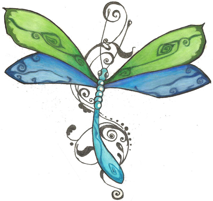Dragonfly tattoo by beygurl on deviantART