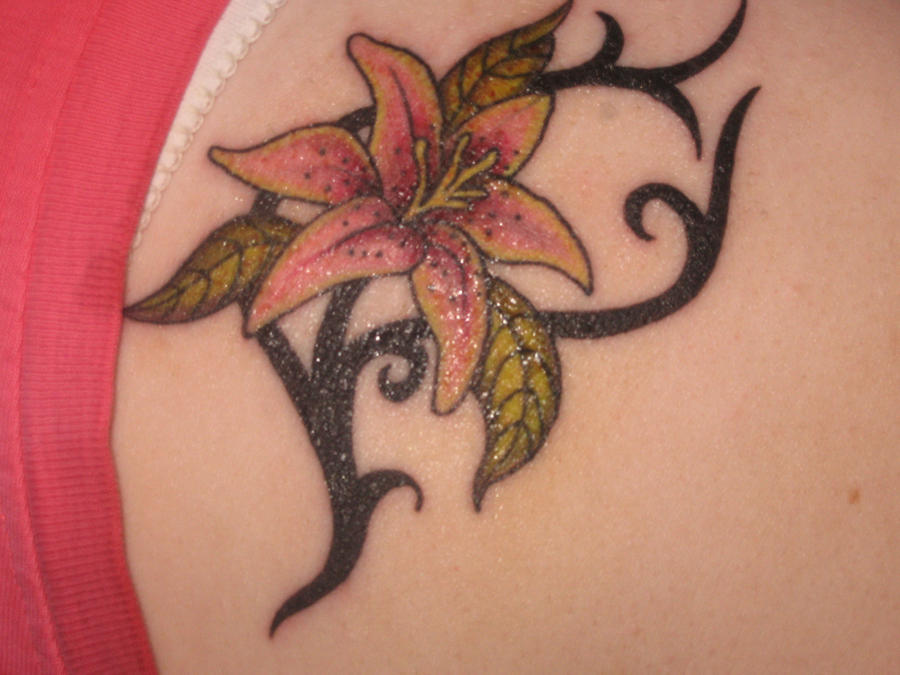 Lily Tattoo - flower tattoo