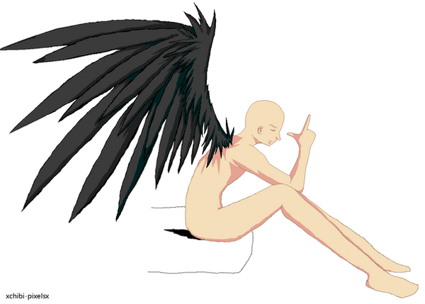wallpaper emo angel. Emo Angel Boy - Base 1 by