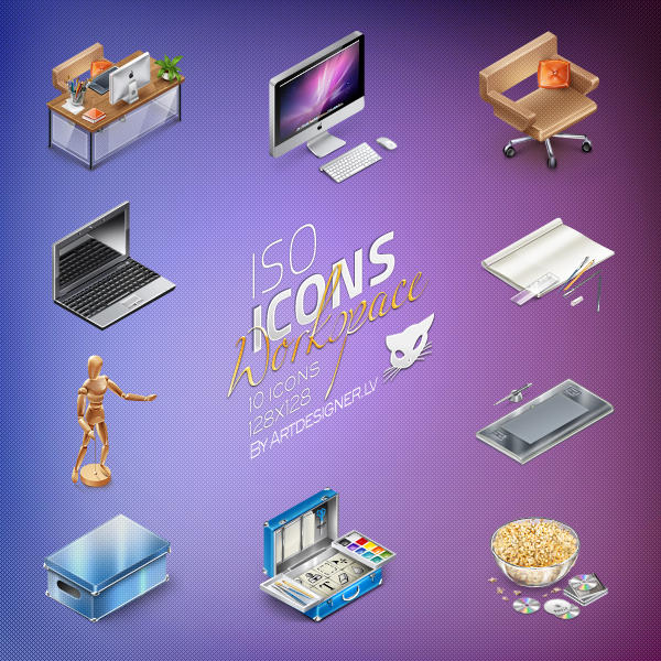 IsoIcons, Workspace