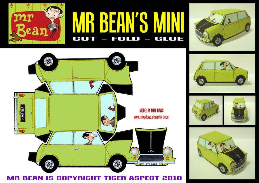 Mr Bean's Mini by mikedaws on deviantART
