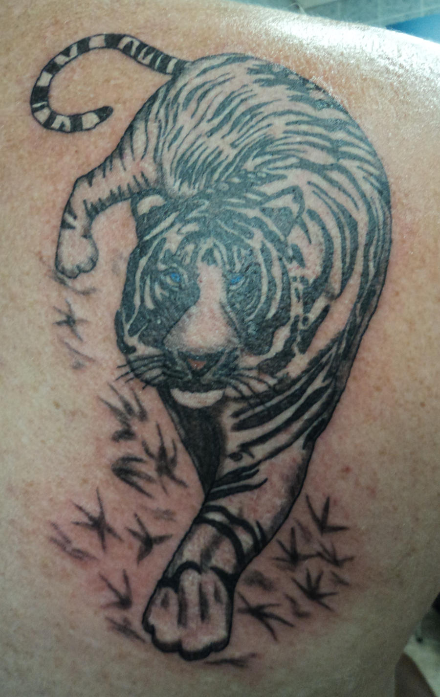 White Tiger Tattoo by