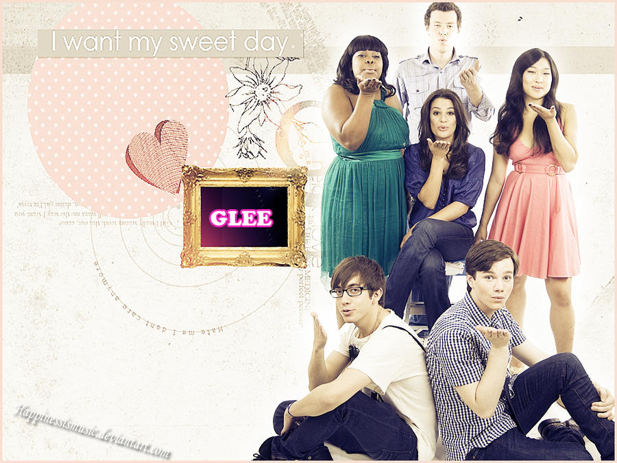 Glee Wallpaper by HappinessIsMusic on deviantART