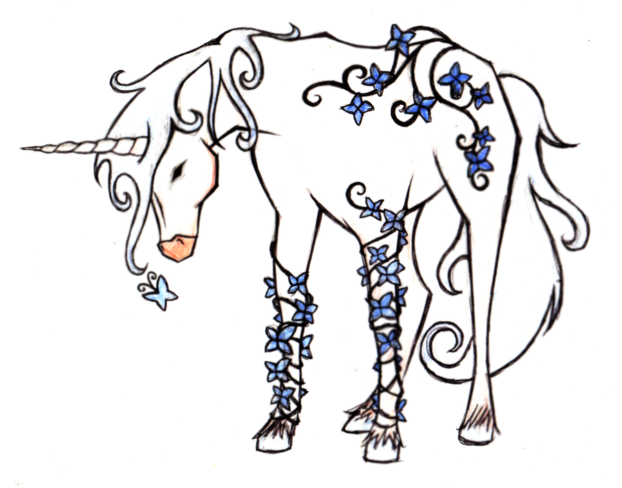 Unicorn Tattoo Design by ~NatzS101 on deviantART