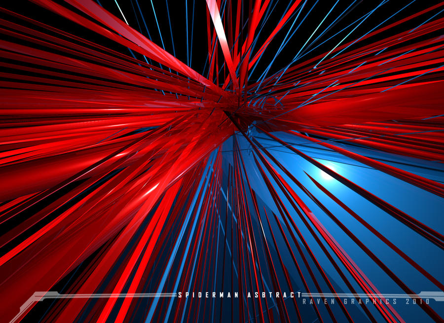 spiderman 3d. Spiderman 3D Abstract by