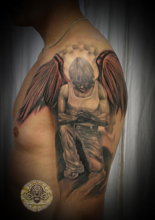 Fallen angel tattoo final by