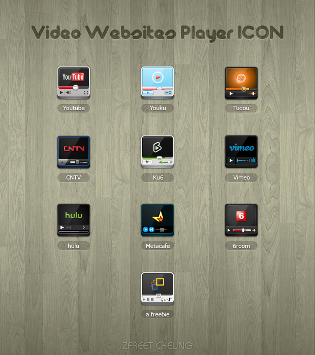 Video Websites Player ICON