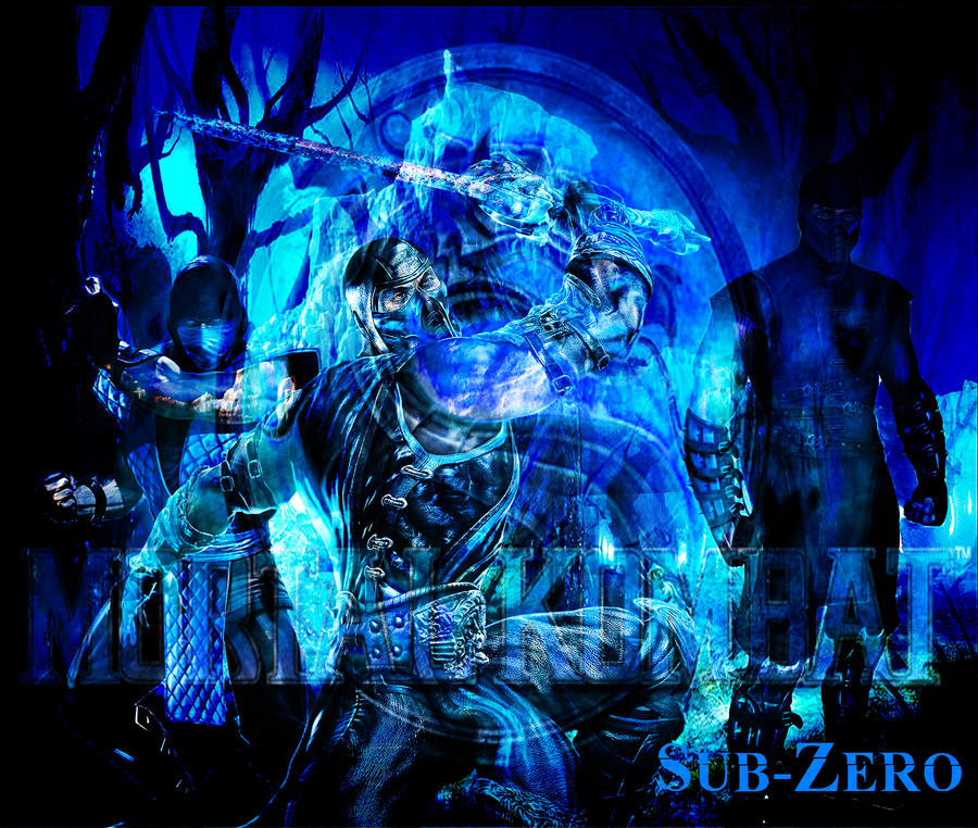sub zero wallpaper mk9. MK9 Sub-Zero Wallpaper V2 by