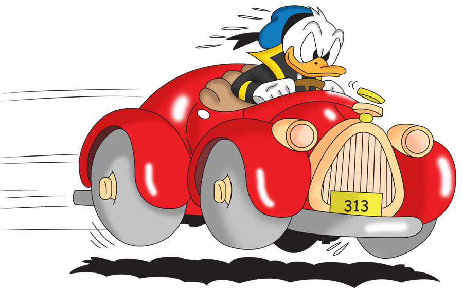 Image result for donald duck car