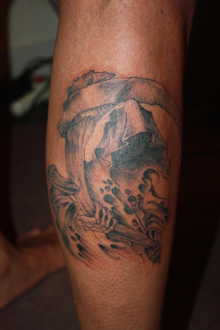 grim reaper tattoo by