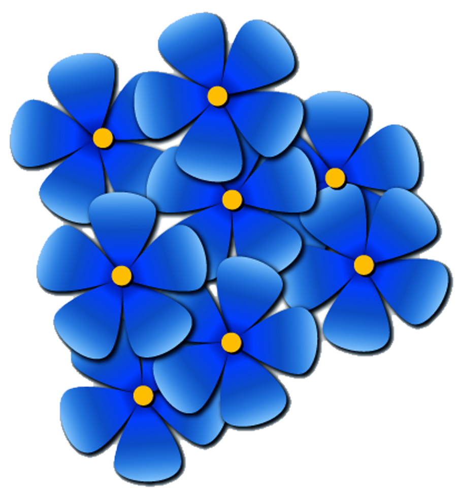 free clip art forget me not flowers - photo #6